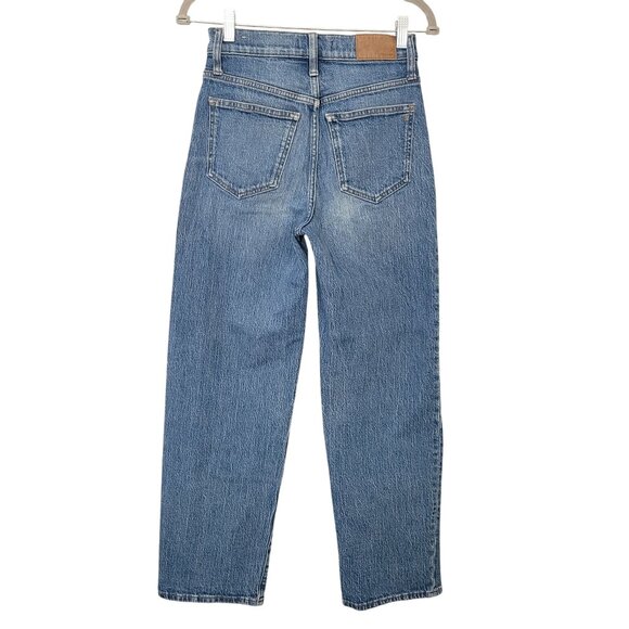 Madewell The Perfect Vintage Wide-Leg Jeans Womens Size 25 Leifland Wash - Picture 2 of 10
